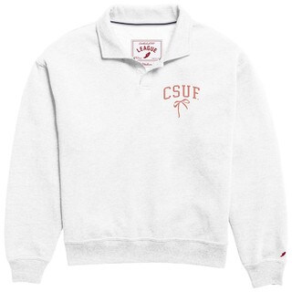 Legacy Victory Bow Crewneck -White